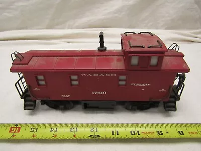 O Scale Railroad Train Car Rolling Stock Freight Lionel Caboose Wabash 17610 • $19.87