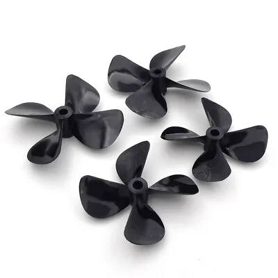 Model Boat Propeller 60mm 70mm 5mm Shaft PC 4-Blades Prop For RC Bait Tug Boat • $8.87