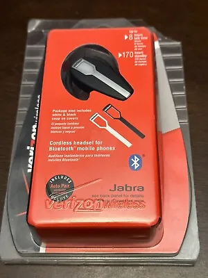 Verizon Jabra Universal Bluetooth Headset 2 Hour Charge New In Package - VBT135Z • $15.95