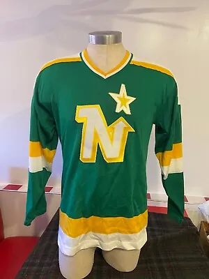 SK Sandow Sporting Knit Minnesota North Stars Green Hockey Jersey Size Small • $69.95