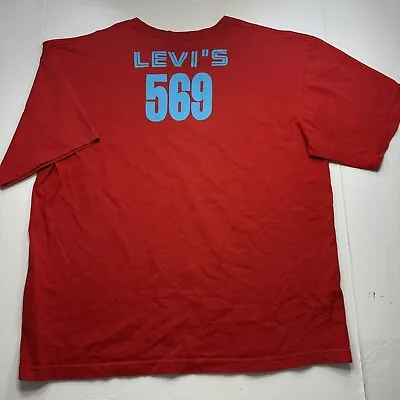 Vintage Levis 569 Shirt Adult XL Red Tab Make Them Your Own • $14.95
