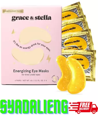 Under Eye Mask - Reduce Dark Circles Puffy Eyes Undereye Bags Wrinkles -...  • £6.71