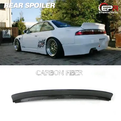 For Nissan Silvia 200SX 240SX S14 Carbon Rear Trunk Spoiler Wing Lip RB-Style  • $589.68