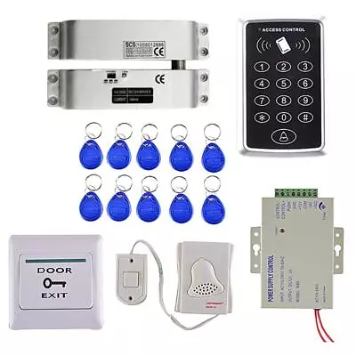 Full RFID Door Access Control System Kit Set Electric Magnetic Lock DIY • £66.05