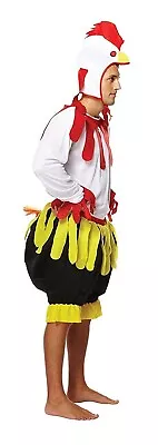 Mens Adult Chicken Rooster Costume Animal Turkey Christmas Easter Fancy Dress • £19.99