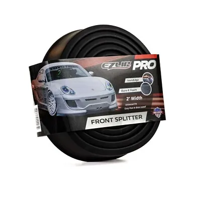 EZ Lip Front Splitter PRO -  2-inch Universal Fit Foam Rubber Bumper Spoiler Lip • $59.98