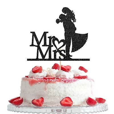 Mr And Mrs Wedding Theme Cake Topper Wedding Engagement Party Decorations Suppli • $12.74