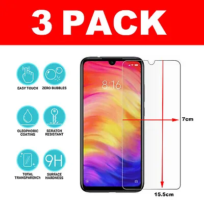 For Xiaomi Redmi Note 8 Pro Tempered Glass Screen Protector - CRYSTAL CLEAR • £4.65