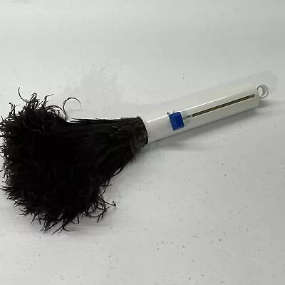 Vintage Retractable Feather Duster - White Plastic Handle • $18.99