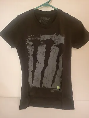 Monster Energy Gear Promo Women's Black T-Shirt Size SMALL (Brand New) • $17.99