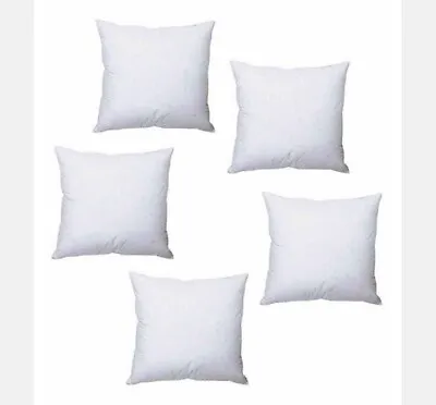 £5.99 • Buy Set 2, 4, 6, 10 Polyester Filling Cushion Inner Pillows Pads 18” X 18” & 16”x16”