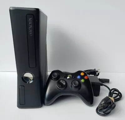 $124 • Buy Microsoft Xbox 360 Slim Matte Black Cleaned Tested New Thermal Paste