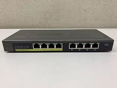 Netgear ProSafe GS108PE V2 Plus 8-Port Gigabit Switch With 4 Port PoE | RNW564 • $34.99