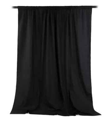 Impact 10 X 12' Background Black Polyester Muslin • $48