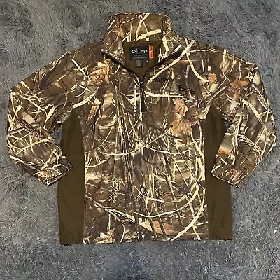 Men’s Onyx Arctic Shield Men’s Outdoor Pullover Jacket  Camo Medium Max-4 • $40