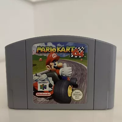 Mario Kart 64 Nintendo 64 N64 Video Game Cartridge Pal 1996 - Vgc • $65