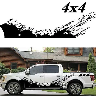2xLarge Universal Splash Decal Car Side Body Graphics Vinyl Sticker Truck Pickup • $25.98