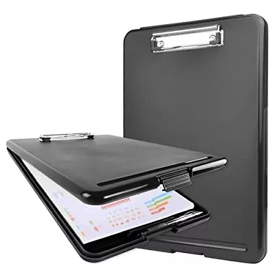 A4 Portable File Boxes Storage Clipboard Hanging Magazine File Organizer A4 C... • $25.49