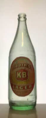 VINTAGE NSW BOTTLE COMPANY AQUA GLASS BEER BOTTLE 26Oz 1947 • $25.99