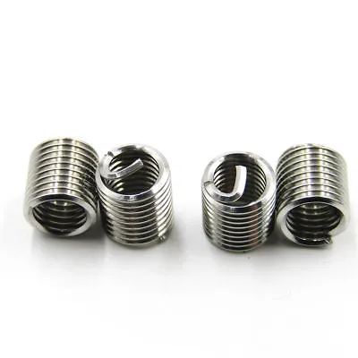 Fine Thread M10 X 1.25 Helicoil Insert 304 Stainless Steel Wire Threaded Inserts • $38.21