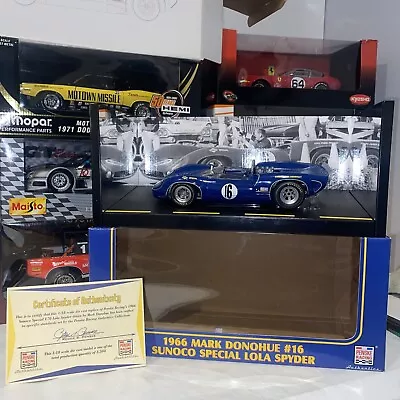 1966 LOLA SPYDER #16-MARK DONAHUE- SUNOCO SPECIAL-1:18-Dark Blue- NEW • $189.99