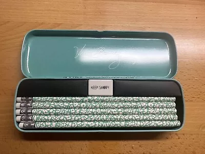 NWT Vera Bradley Pencil Set With Tin In Camocat 13806 378 • $15