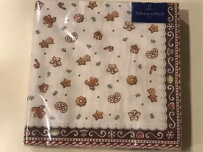 Villeroy & Boch WINTER BAKERY DELIGHT Gingerbread Luncheon Napkins  • $12