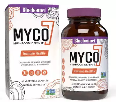 Bluebonnet - Myco-7™ Mushroom Defense 1500 Mg 60 Vegetable Capsules By Bluebonn • $23.31