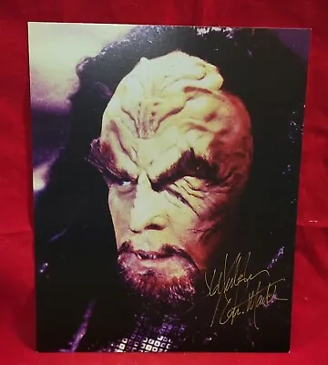 Star Trek J.G. Hertzler As General Martok  Hand Signed Autographed 8x10 Photo  • $34.99