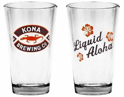 $6 • Buy *NEW* KONA BREWING  - Signature Hawaii 16 Oz BEER PINT GLASS