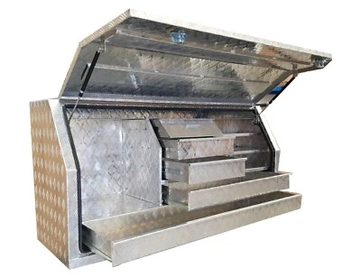 $850.50 • Buy Ute Trade Aluminium Heavy Duty Tool Box 1700mm  5x Internal Drawers