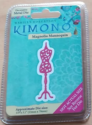 Crafter's Companion - Kimono Magnolia Mannequin Die - Approx. 7.9cm X 2.3cm • £4.50