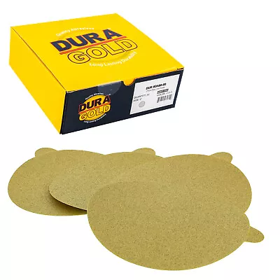 DURA-GOLD 6  PSA Discs DA Sander Sandpaper Roll Sanding 80 Grit 50 Sheets • $18.99