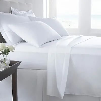Extra Deep Fitted Sheet 400 Thread Count Luxury 100% EGYPTIAN Cotton All Size • £7.99