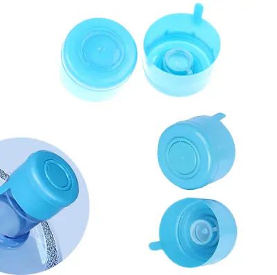 10Pcs 5 Gallon Water Bottle Snap On Lids Non Spill Reusable Replacemet Caps  • $7.52