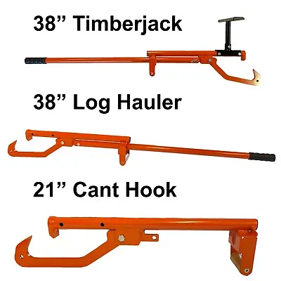 3 In 1 Timber Jack Log Hauler Lifter Cant Hook Heavy Duty Forestry Tool Farm • £38.49