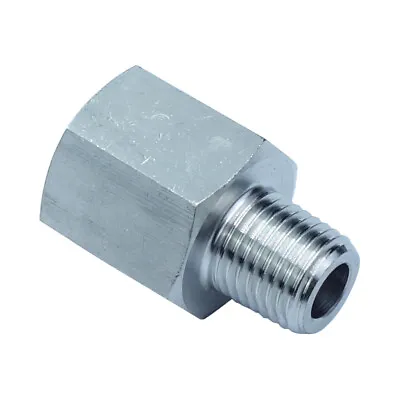 3 Pcs Stainless 304 Pipe Fitting Adapter Reducer 1/4  NPT Male X 3/8  NPT Female • $13.99