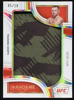 2023 Panini Immaculate UFC Petr Yan Jersey Patch Relic Hoodie Gold /10 SSP • $1