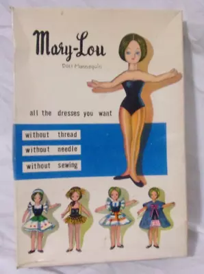 ROSCO Doll MARY-LOU MANNEQUIN Original Fabric Patterns Punched Open • $40