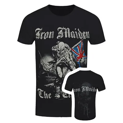 Iron Maiden T-Shirt Sketched Trooper Rock Band New Black Official • £16.95