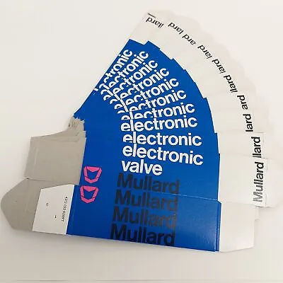 Mullard Original Tube Valve Boxes Size 3 X10pcs (5u4g6l6kt666080 Etc) • £15