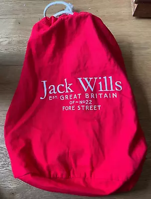 Jack Wills Red Rucksack/Backpack • £8