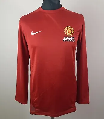 Manchester United 2011 NIKE Training Football Shirt Men's Size S Long Sleeve • $15.92