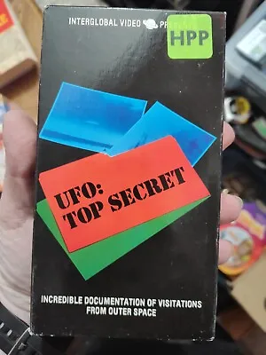 Rare Title - UFO: Top Secret VHS Tape Interglobal Video - Visits From Space • $17.99