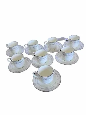 Set Of 8 Noritake Shenandoah Japan BoneChina Cups And Saucers- #  9729 • $60