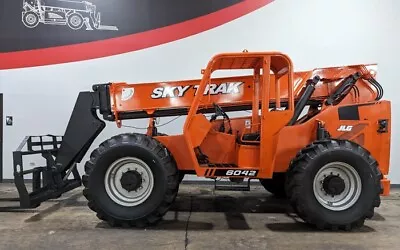 2014 Skytrak 6042 6000lb Pneumatic Diesel Telehandler Stk 10983 • $54950