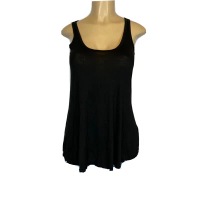 $14.99 • Buy Lauren Moshi Black Light Stretch Tank Women Size XS Casual Tops