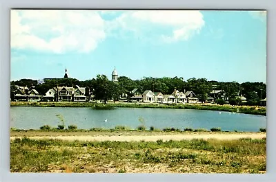 Oak Bluffs MA-Massachusetts Martha's Vineyard Campground Vintage Postcard • $7.99