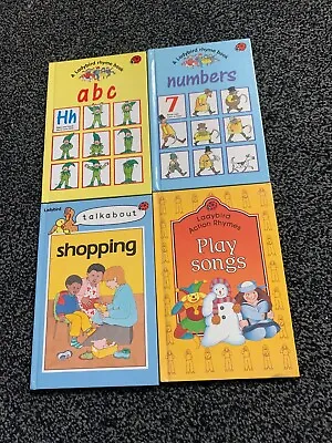 £9.99 • Buy 4x Ladybird Books Job Lot Bundle Action Rhymes /ABC / Numbers / Shopping