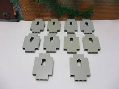 (F10/5) LEGO 10 X Wall 4444 Althell Grey Knight Castle 6086 6082 6080 6074 • $42.52